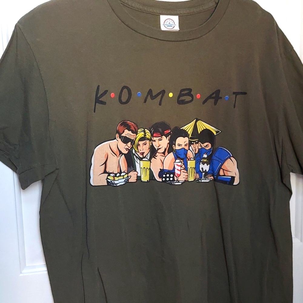 Green friends mortal kombat tshirt